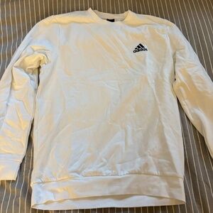 Men's Size M White Adidas Crewneck